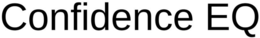 CONFIDENCE EQ trademark