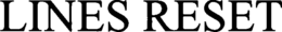 LINES RESET trademark