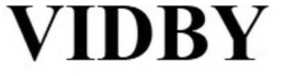 VIDBY trademark