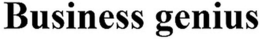 BUSINESS GENIUS trademark