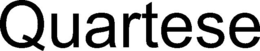 QUARTESE trademark