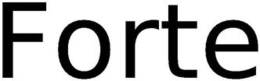 FORTE trademark