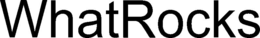 WHATROCKS trademark