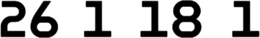 26 1 18 1 trademark