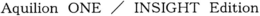 AQUILION ONE / INSIGHT EDITION trademark