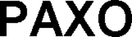 PAXO trademark