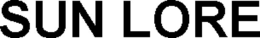 SUN LORE trademark