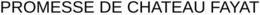 PROMESSE DE CHATEAU FAYAT trademark