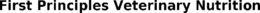 FIRST PRINCIPLES VETERINARY NUTRITION trademark