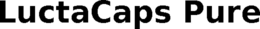 LUCTACAPS PURE trademark