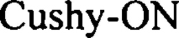 CUSHY-ON trademark