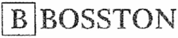 B BOSSTON trademark