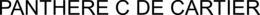 PANTHERE C DE CARTIER trademark