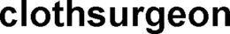 CLOTHSURGEON trademark