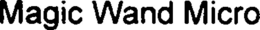 MAGIC WAND MICRO trademark