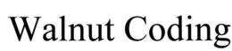 WALNUT CODING trademark