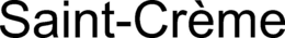 SAINT-CRÈME trademark