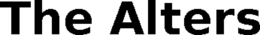 THE ALTERS trademark