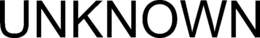 UNKNOWN trademark