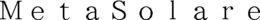 METASOLARE trademark