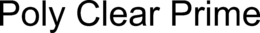 POLY CLEAR PRIME trademark