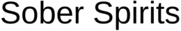 SOBER SPIRITS trademark