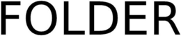 FOLDER trademark