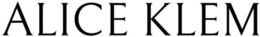 ALICE KLEM trademark