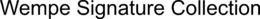 WEMPE SIGNATURE COLLECTION trademark
