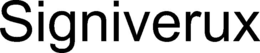 SIGNIVERUX trademark