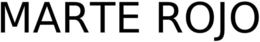 MARTE ROJO trademark