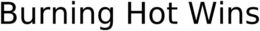 BURNING HOT WINS trademark