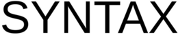 SYNTAX trademark