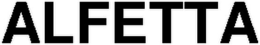 ALFETTA trademark