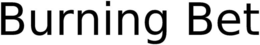 BURNING BET trademark