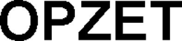 OPZET trademark