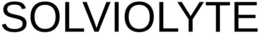 SOLVIOLYTE trademark