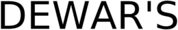 DEWAR'S trademark