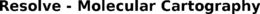 RESOLVE - MOLECULAR CARTOGRAPHY trademark