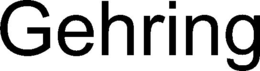 GEHRING trademark