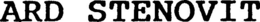 ARD STENOVIT trademark