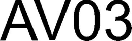 AV03 trademark
