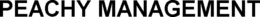 PEACHY MANAGEMENT trademark