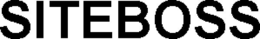 SITEBOSS trademark