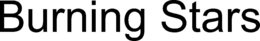 BURNING STARS trademark
