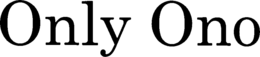 ONLY ONO trademark