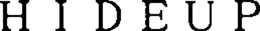 HIDEUP trademark