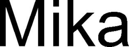 MIKA trademark
