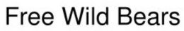 FREE WILD BEARS trademark