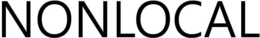 NONLOCAL trademark